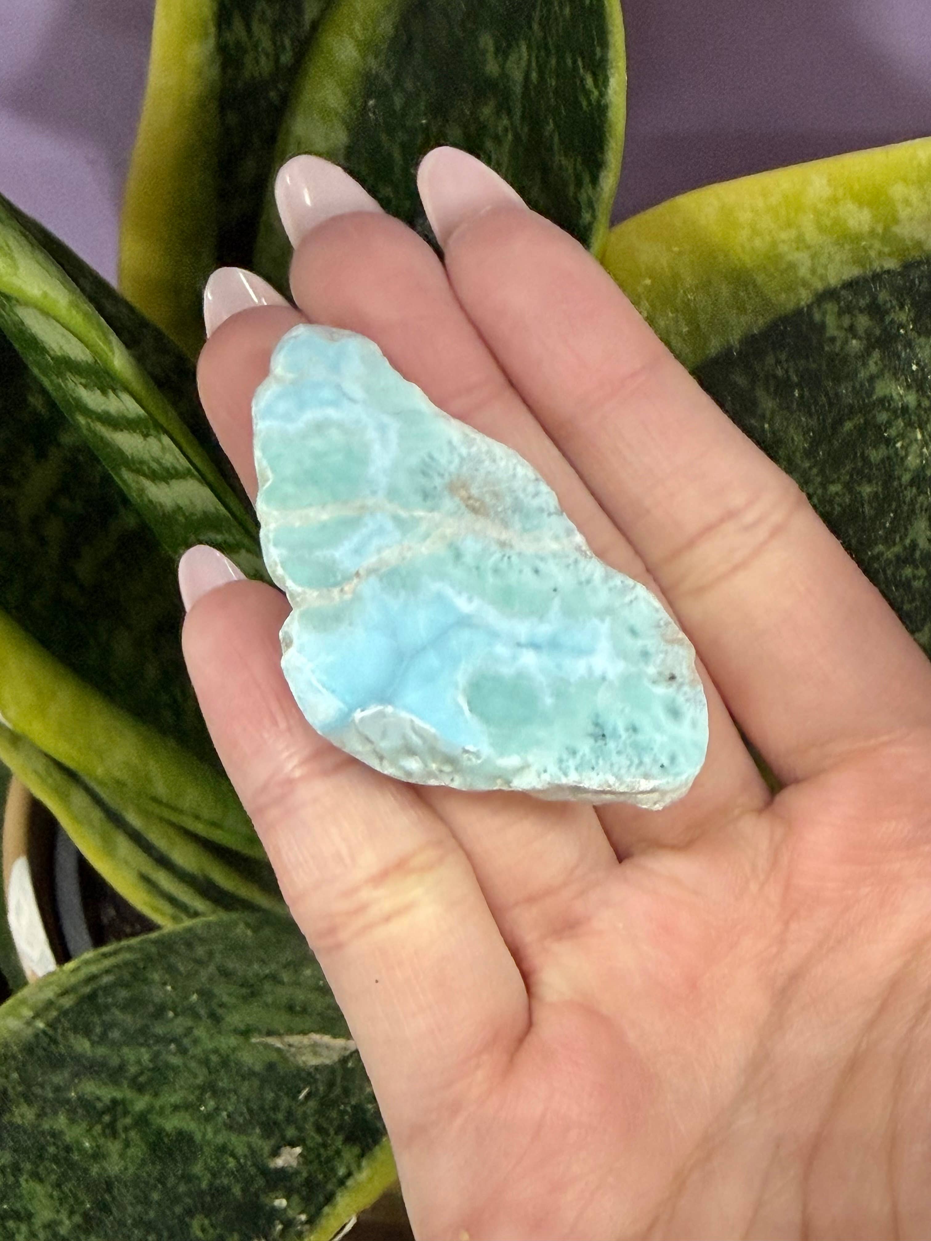 KayleeNYC – wholesale Spiritual stone/crystal – Wholesale Lot 1 lb Natural Larimar Slabs Crystal Healing7