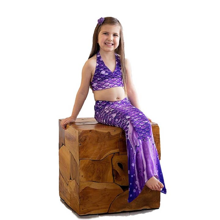 Sun Tail Mermaid - Vente Déguisement – enfant - Vêtements Paradise Purple Mermaid Tail pour enfants et tout-petits2