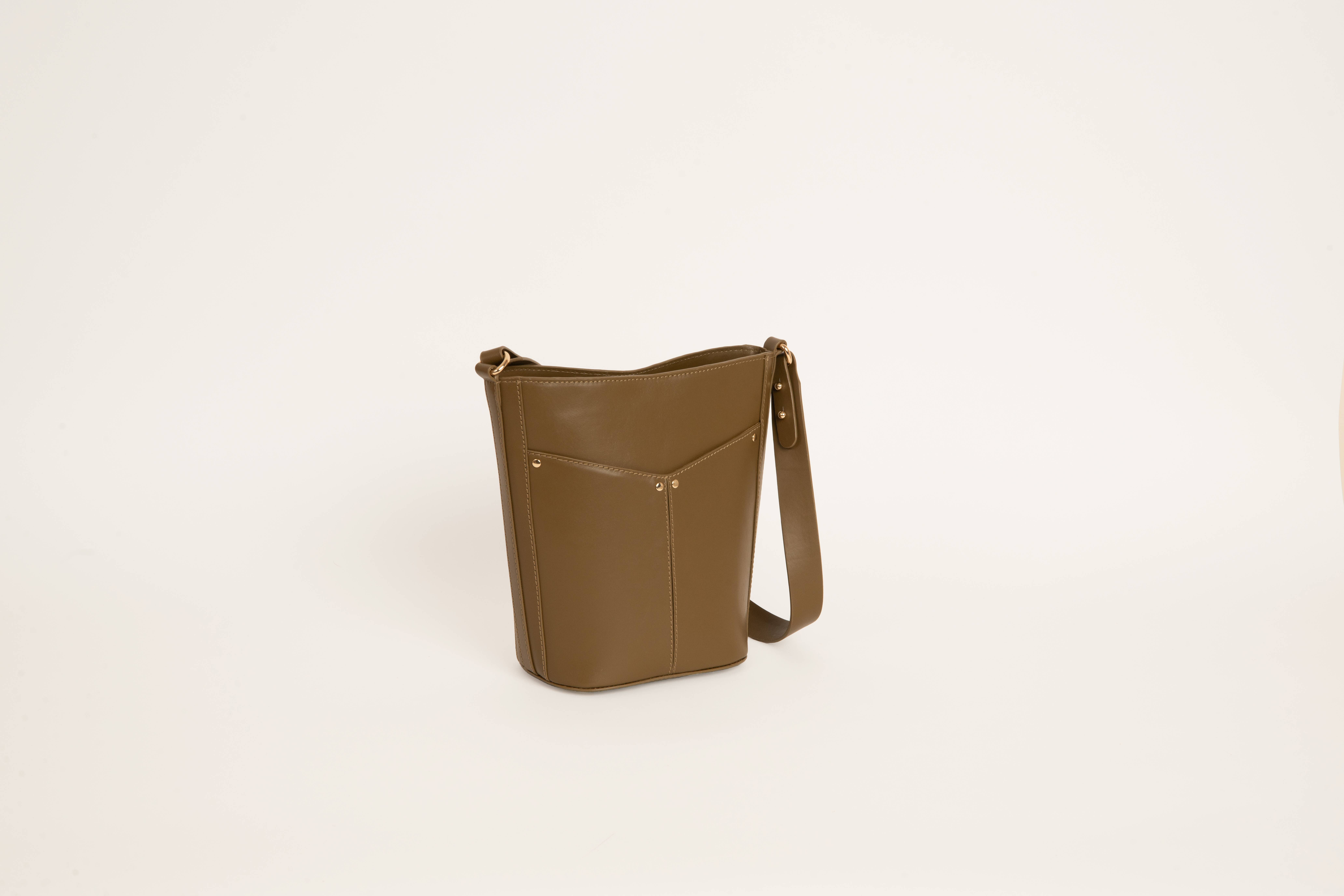 Maradji - Vente Sac porté épaule – femme - SAC SCEAU CUIR BRONZE GABRIELLE9