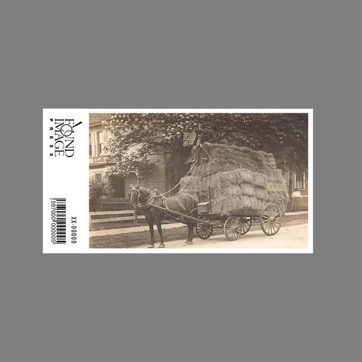 Found Image Press - Wholesale Sticker - Sticker AA-294 Hay Wagon1