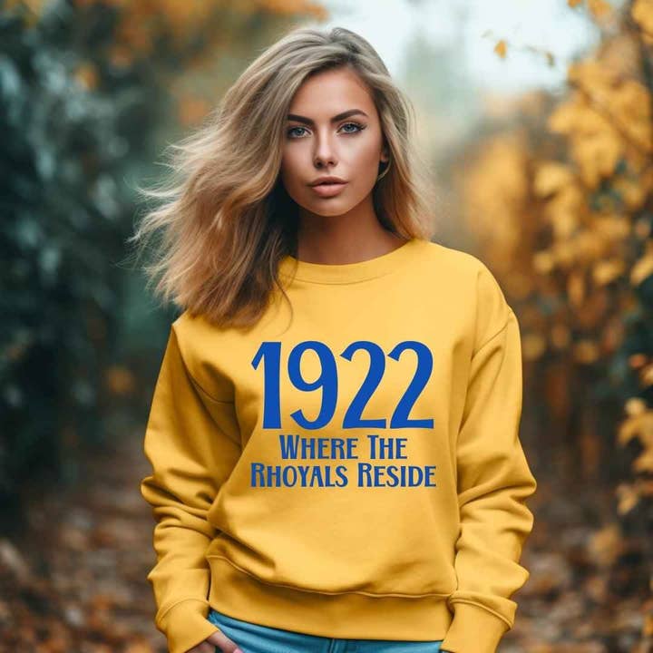 1922 Where the Rhoyals Reside Unisex Sweatshirt for wholesale by CoRo & Company