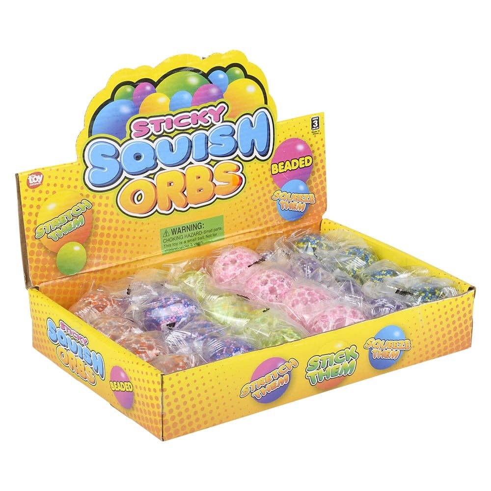 La Luna Bella - Toys - Wholesale Squishy Toy - Kids & Baby - 1.6" SQUISH STICKY BEADED ORBS LLB Squishy Toys1
