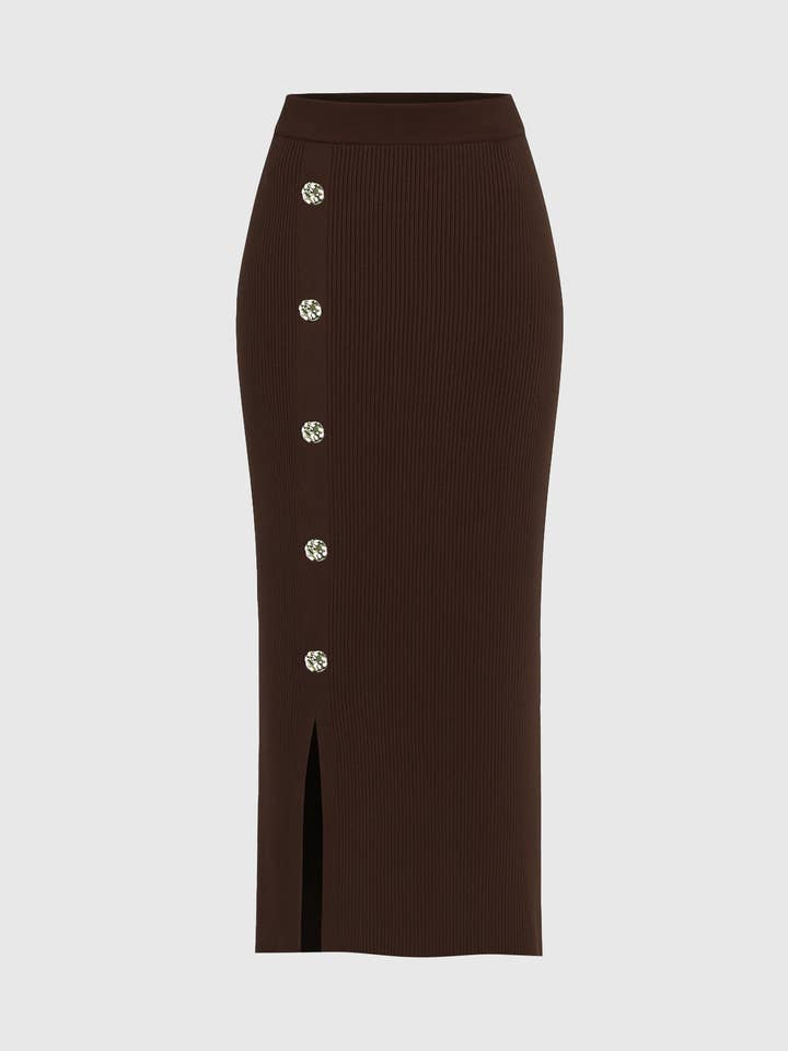 An'ge - Wholesale Skirt - Women's - LONG SKIRT NINI brown0