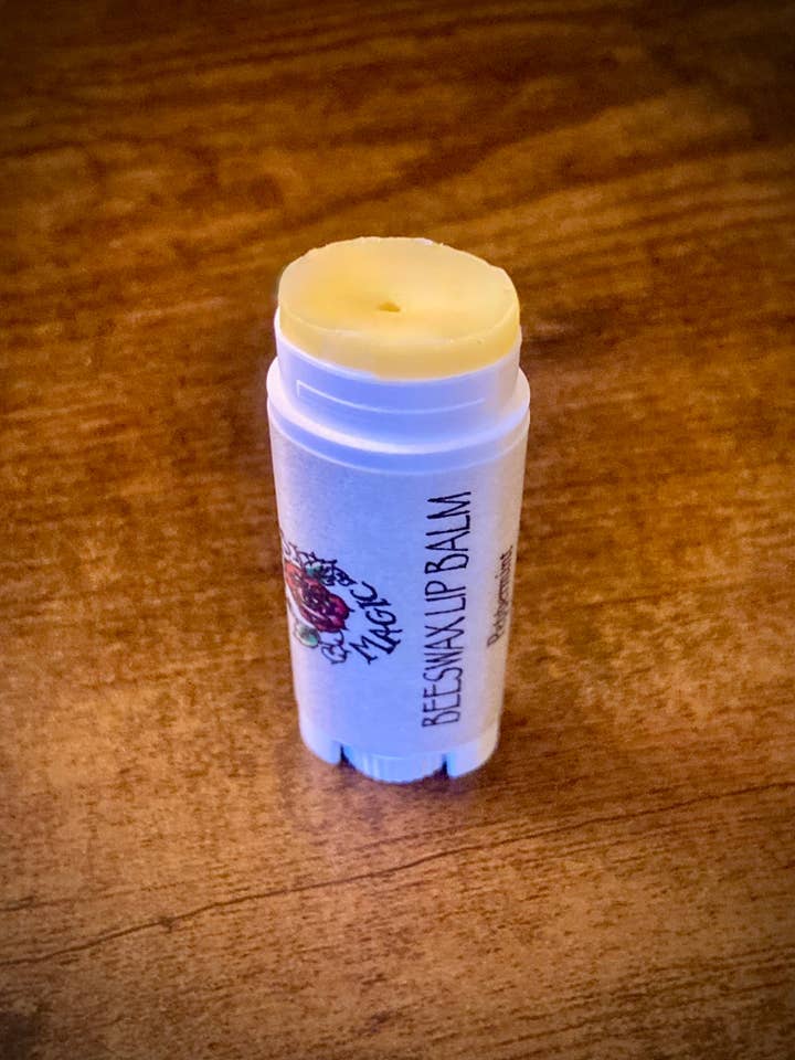 Peppermint Beeswax Lip Balm | Viking Lip Balm | Montana Beeswax + Lanolin + Peppermint for wholesale by Freyja's Magic