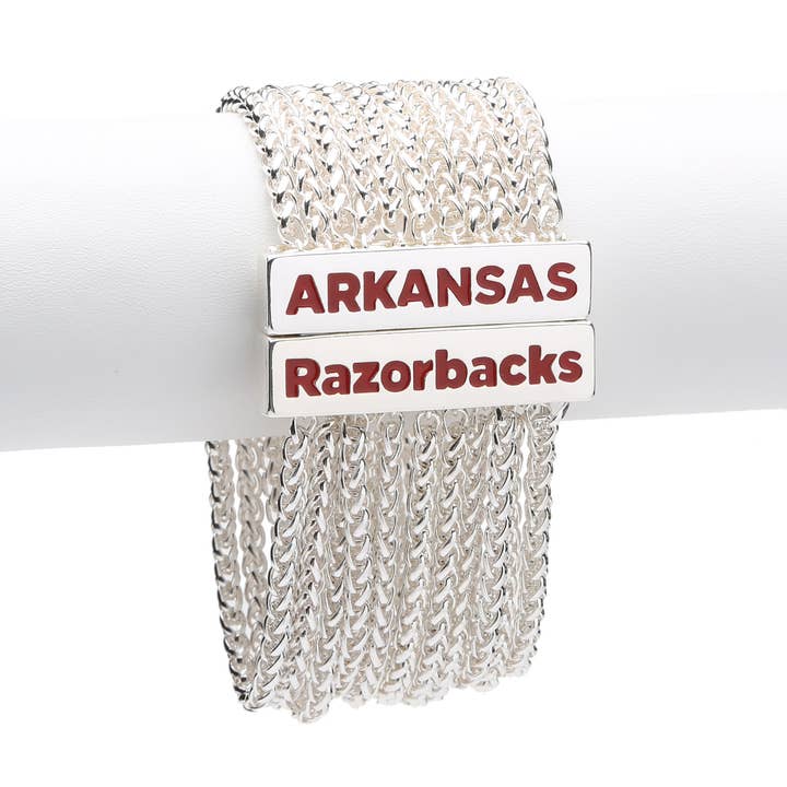 Arkansas Razorbacks Jolie Bracelet for wholesale by Emerson Street Clothing Co Collegiate Shop