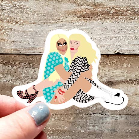 Autocollant Trixie & Katya pour la vente par Gearhart Design Co.