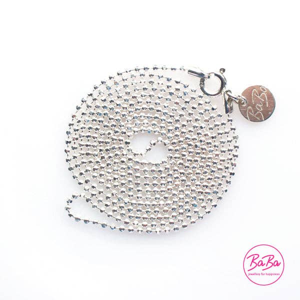 Diamantbelagd kulkedja/ silver för wholesale av BaBa Jewellery for happiness