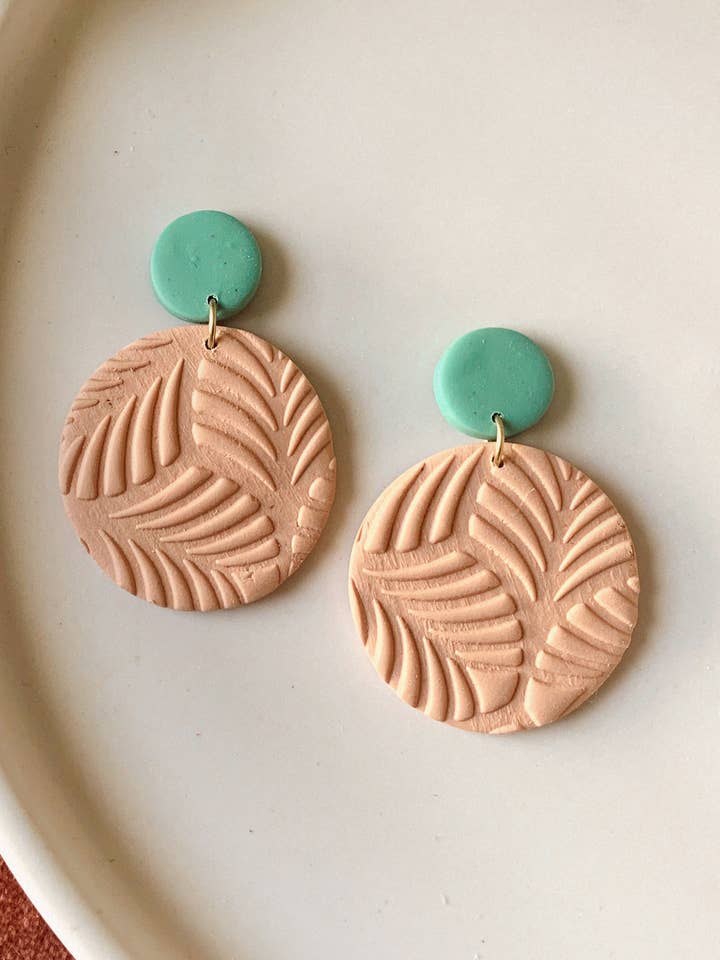 Pendientes de arcilla | Pendientes boho occidentales | Pendiente de arcilla polimérica para venta al por mayor de Made For More