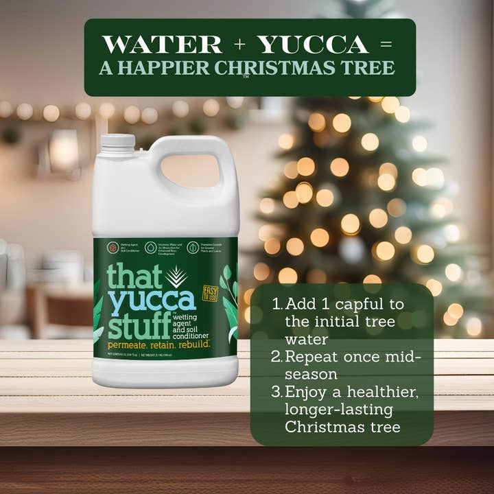 OMRI Listed Soil Conditioner & Input Material Wetting Agent | 97% Yucca Schidigera Extract with Citric & Humic Acids | Boosts Water Penetration, Plant Health | Non-Toxic Eco-Friendly | 3 Liter for wholesale by ThatYuccaStuff™