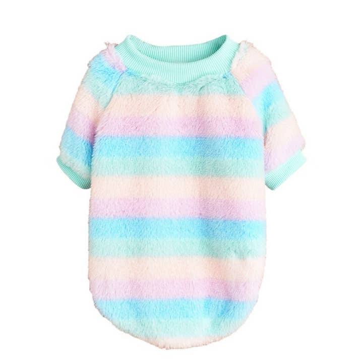Cheerhunting - Wholesale Pet Sweater - Dog - Ozzie - Colorful Striped Spring Pet Clothes