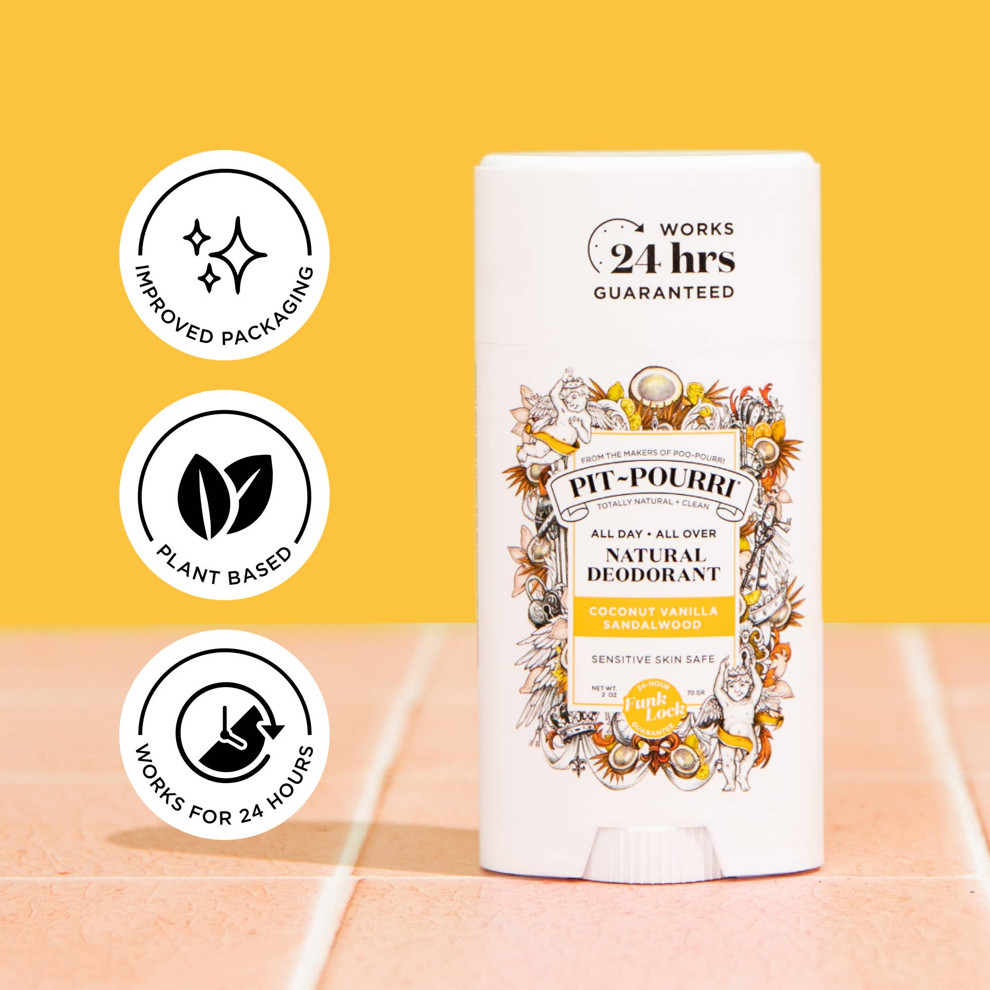 ~Pourri - Wholesale Deodorant - Unisex - Pit~Pourri Coconut Vanilla Sandalwood Natural Deodorant 2oz7