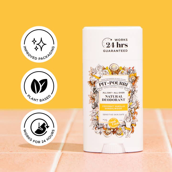 ~Pourri - Wholesale Deodorant - Unisex - Pit~Pourri Coconut Vanilla Sandalwood Natural Deodorant 2oz7