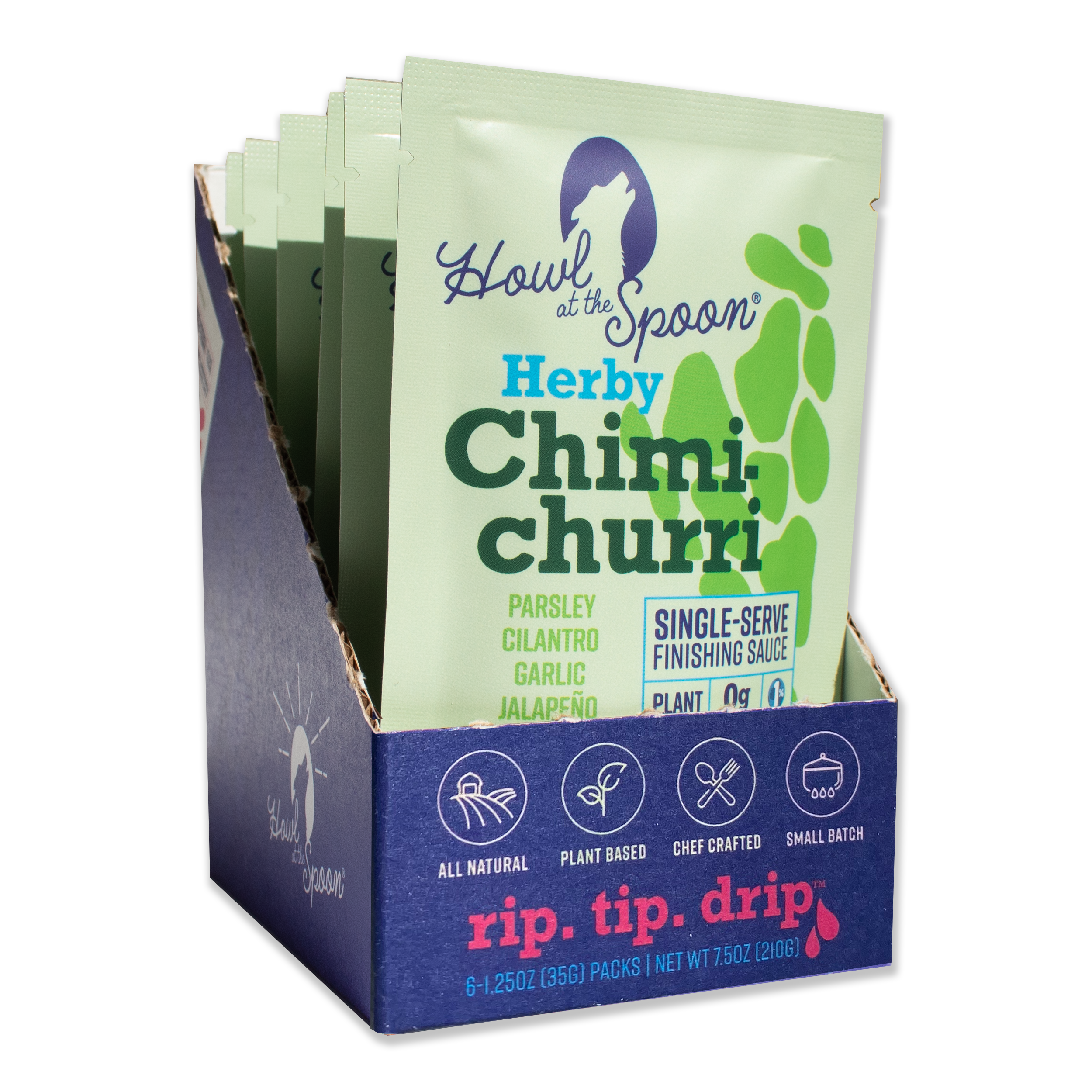 Howl at the Spoon - Wholesale Sauce - Chimichurri Sauce Pack - 6 Pack Case2