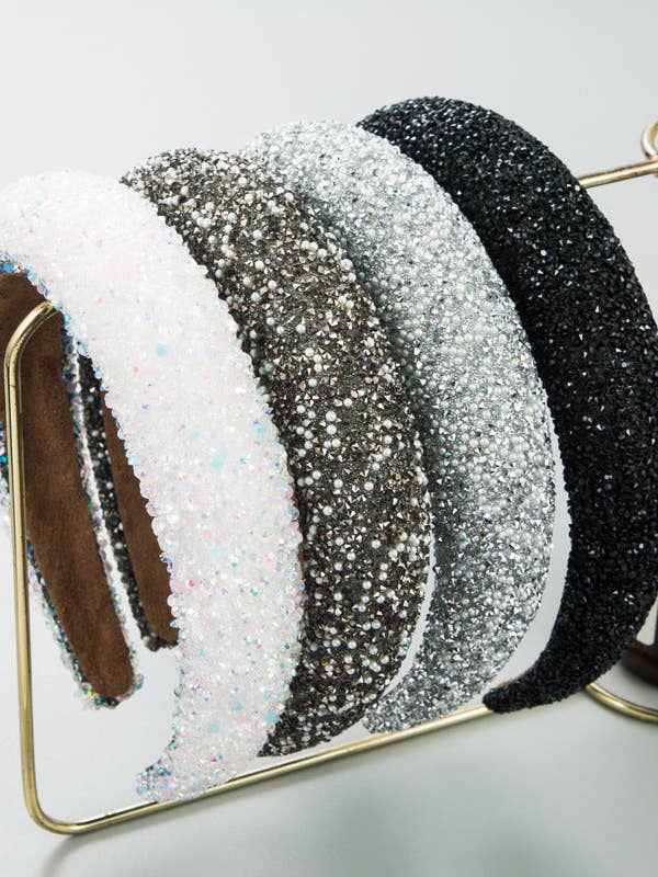 Rhinestone Pearl Headband L4087 for wholesale by Ole