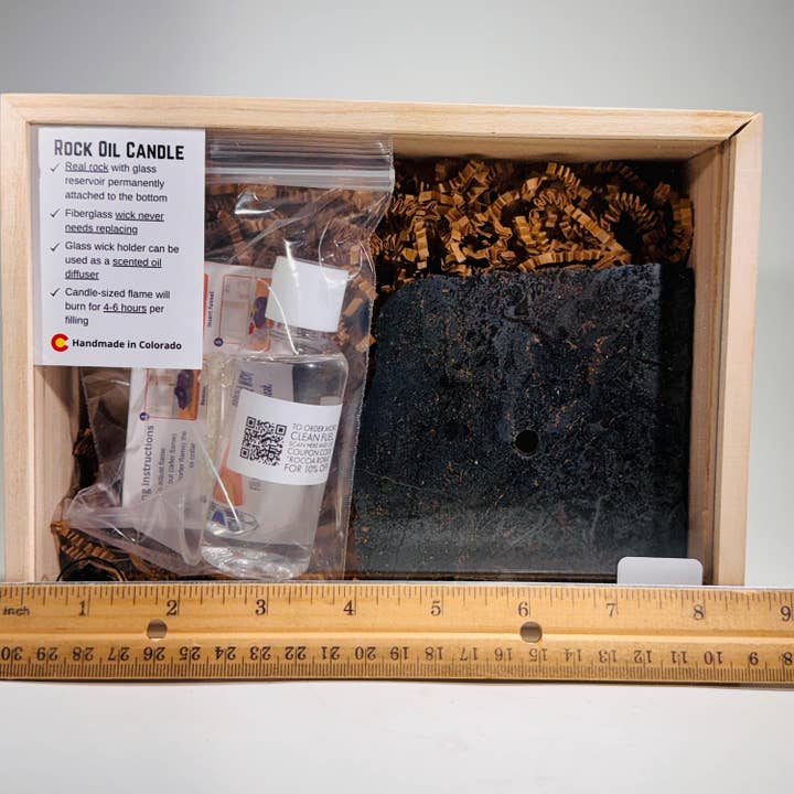 Roccia Roba - Wholesale Gift Box - Hematite Rock Candle Gift Box6