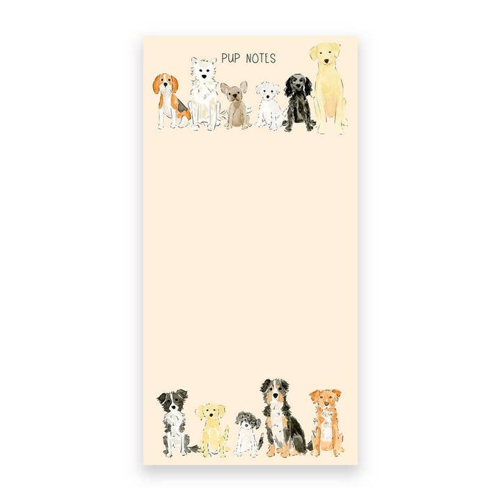 Pup Notes Notepad for wholesale by Almeida Illustrations