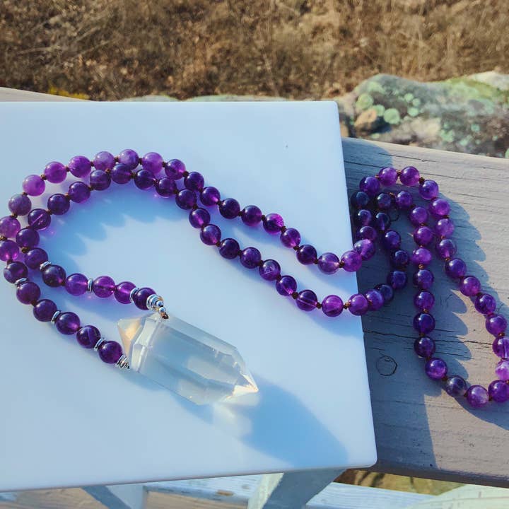 Peace Love Bling – Colar com missangas/pérolas por atacado – Colar Power Crystal3