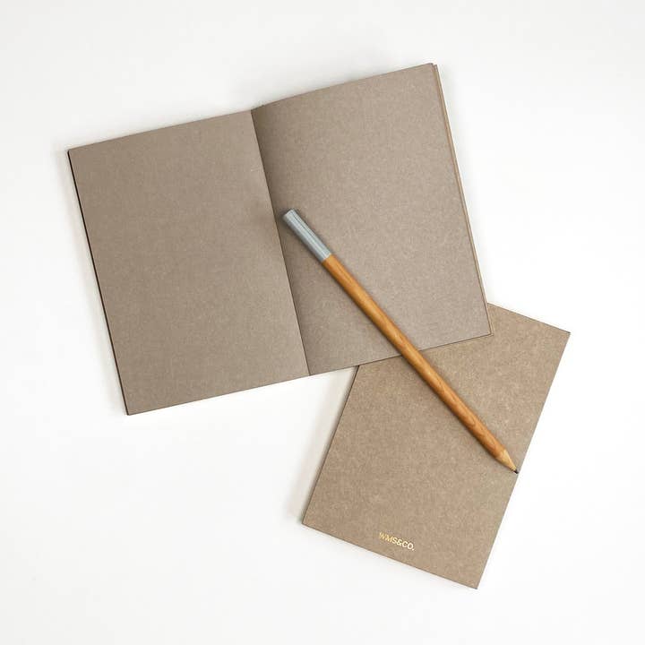 Grey Jotters (set of 2) for wholesale by Wms&Co.