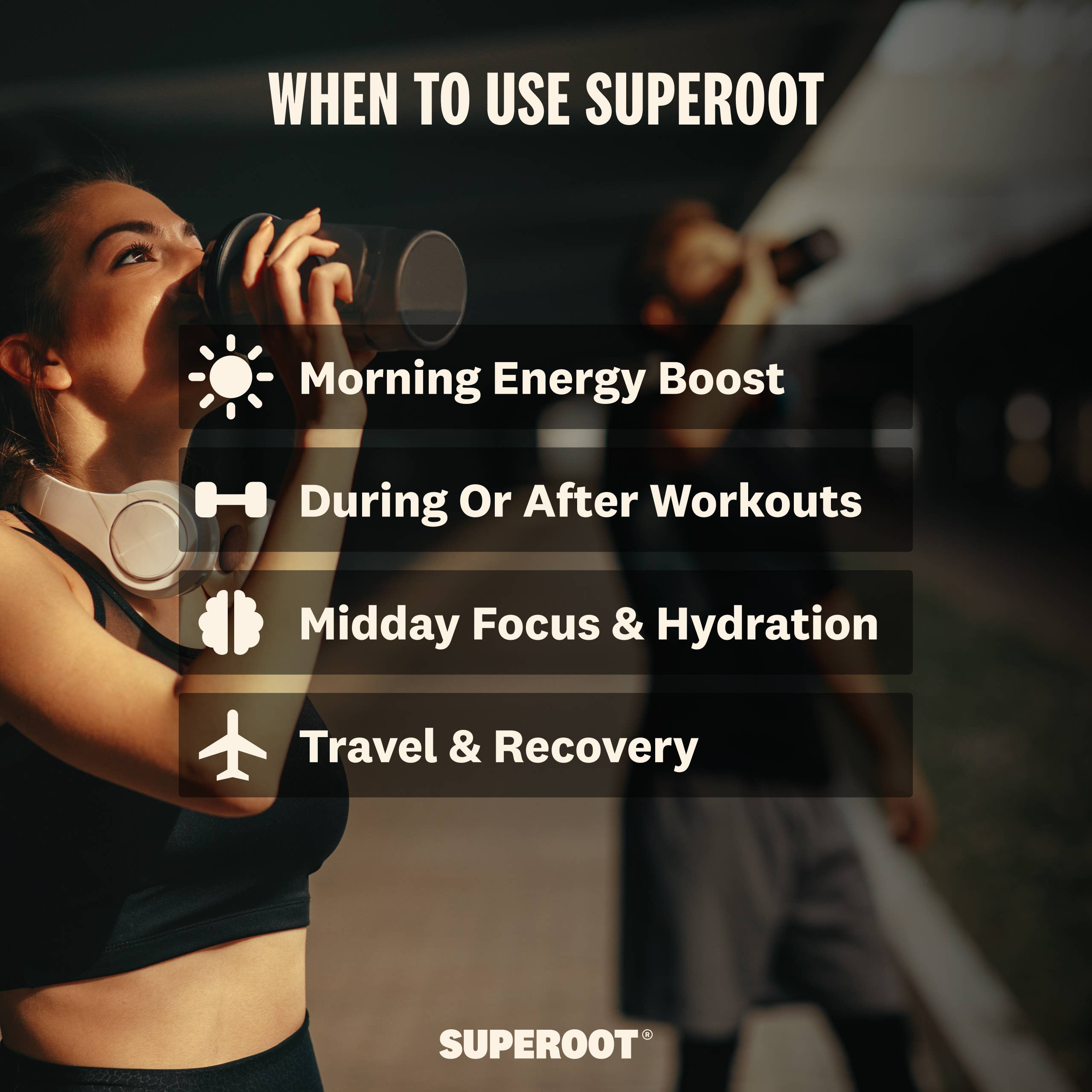Superoot - Wholesale Powdered Health Drink - Immunity & Hydration Superfood Mix - Peach | 12 count7