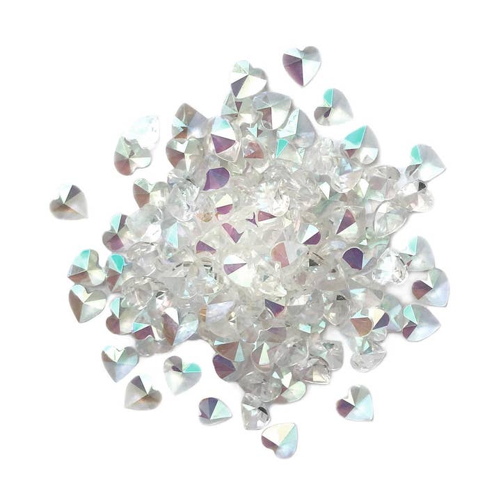 Crystal Hearts - Sparkletz DIY Craft Embellishments for wholesale by Buttons Galore & More