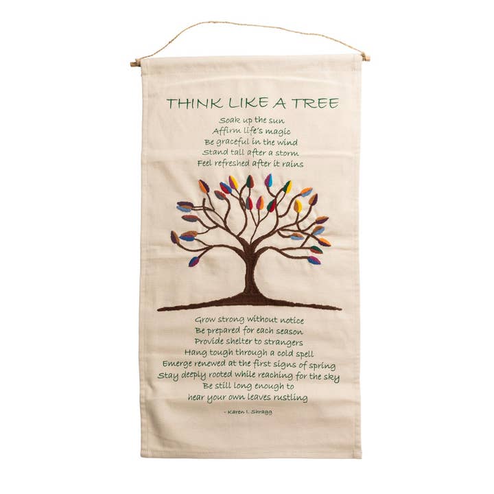 Tree Poem Wall Hanging for wholesale by Ten Thousand Villages