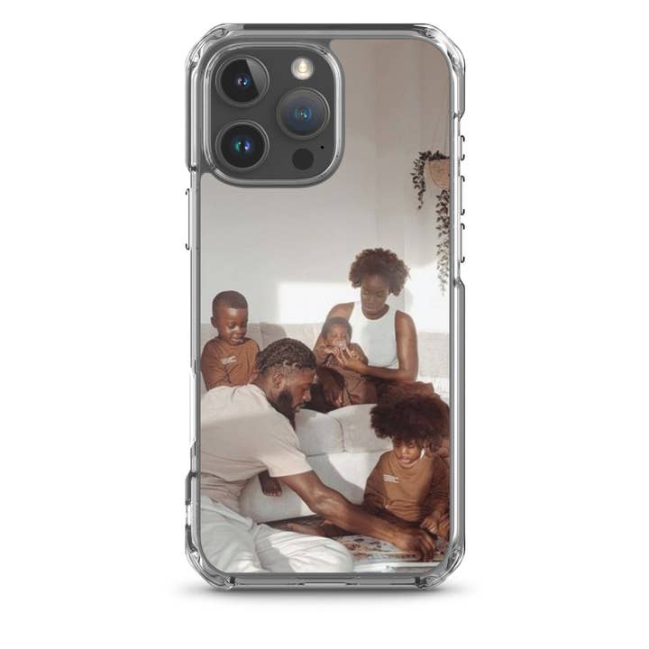 Étui transparent pour iPhone® pour la vente par Black Queens Essentials