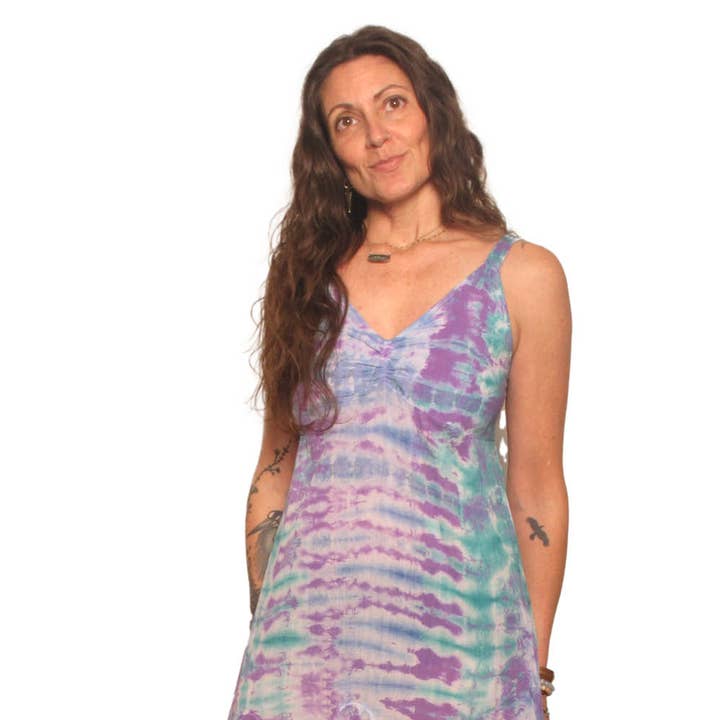 3304 Spinner Maxi Dress in Cotton Voile for wholesale by Blue Sky