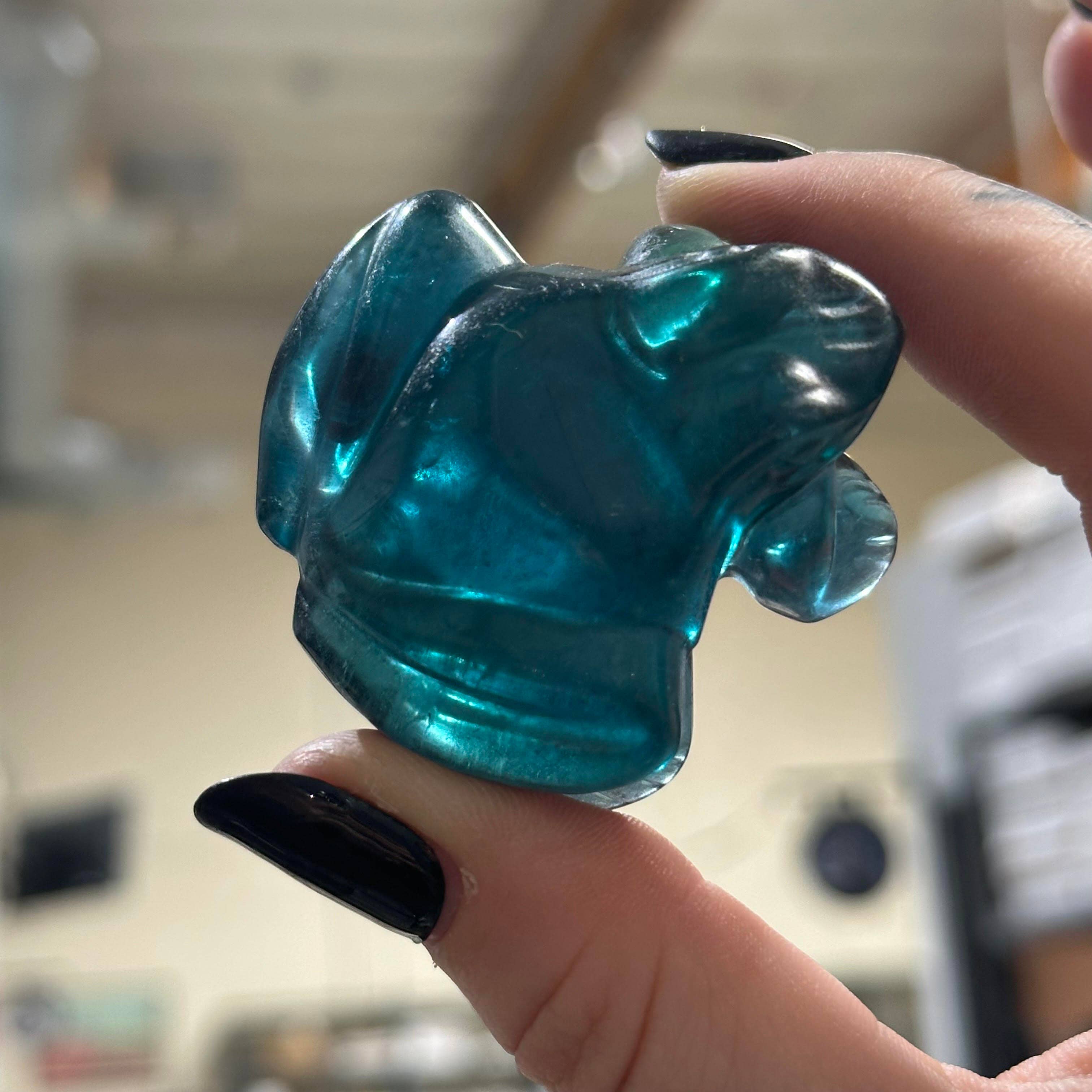 The Crystal Tabby – Engroshandel Spirituelle sten og krystaller – Smaragd Mintgrøn Fluorit Frø4