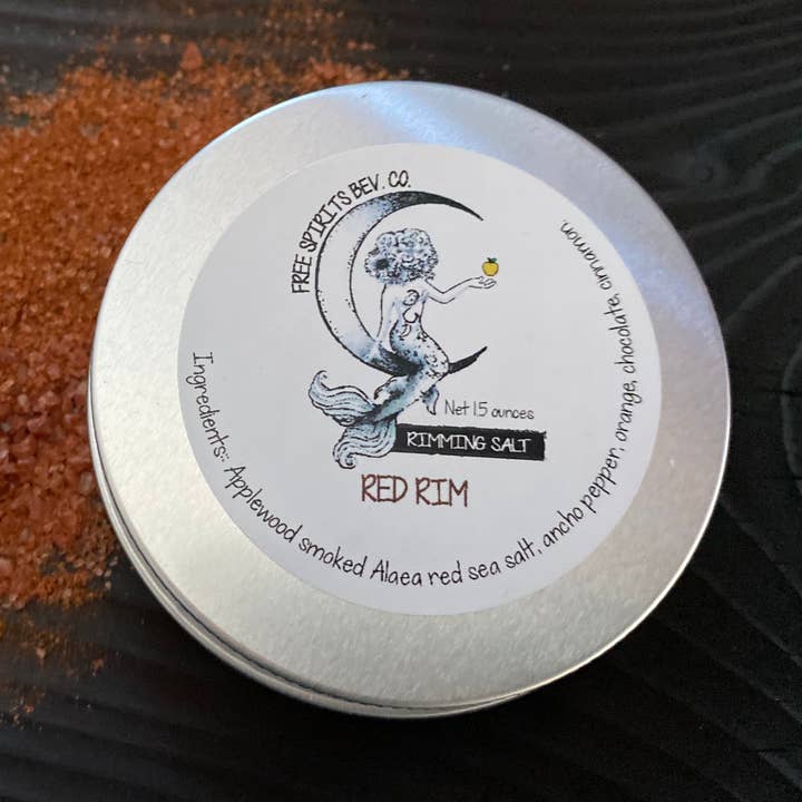 Red Rim Rimming Salt for wholesale by Free Spirits Beverage Company, llc