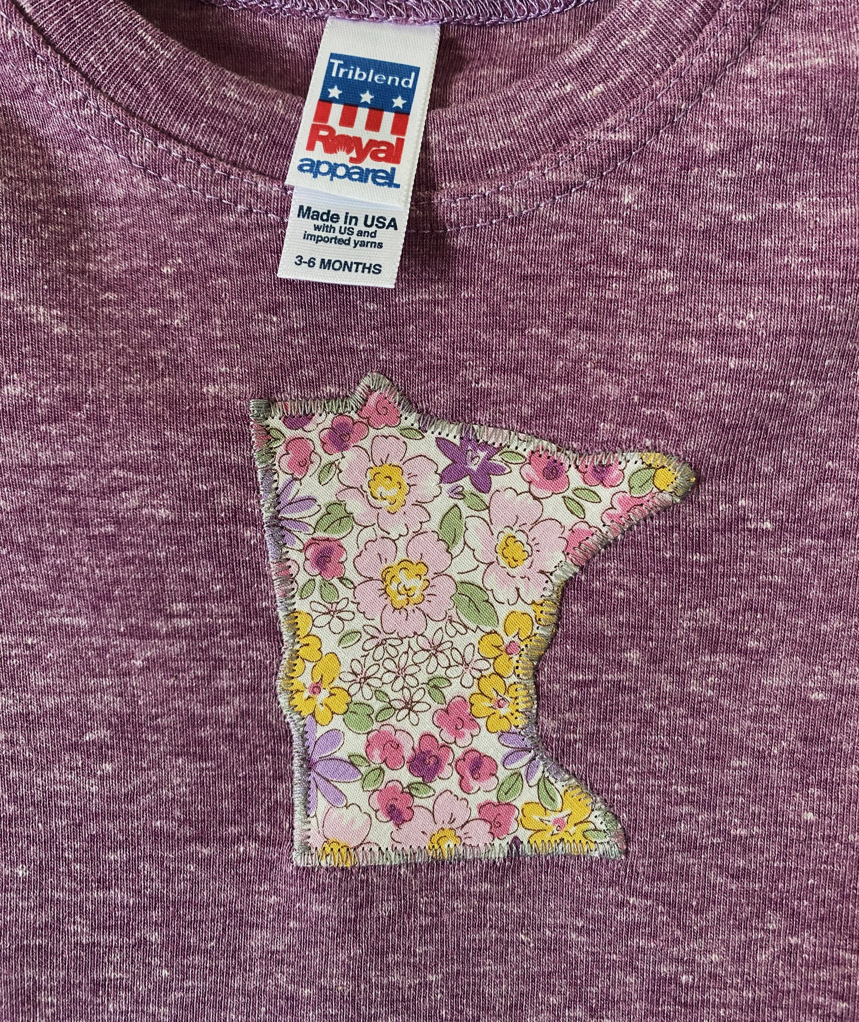 Vermont Tribe - Wholesale Bodysuit (Non-Footed) - Baby - Minnesota Baby Bodysuit - Purple4