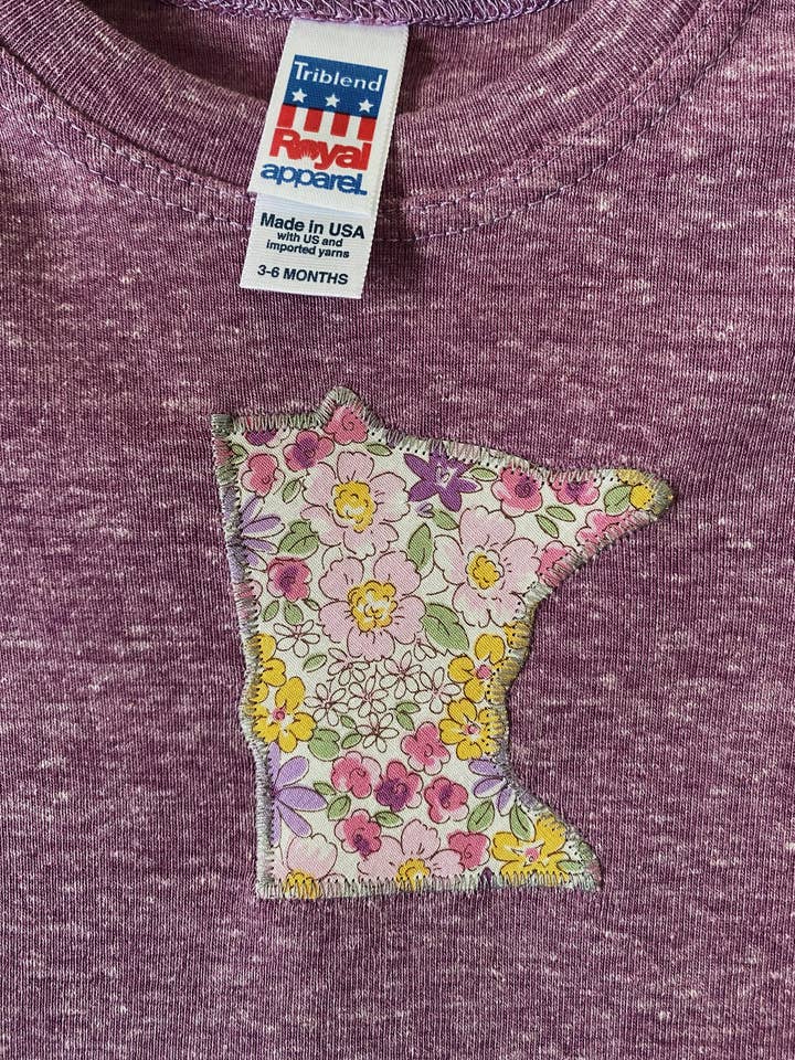 Vermont Tribe - Wholesale Bodysuit (Non-Footed) - Baby - Minnesota Baby Bodysuit - Purple4