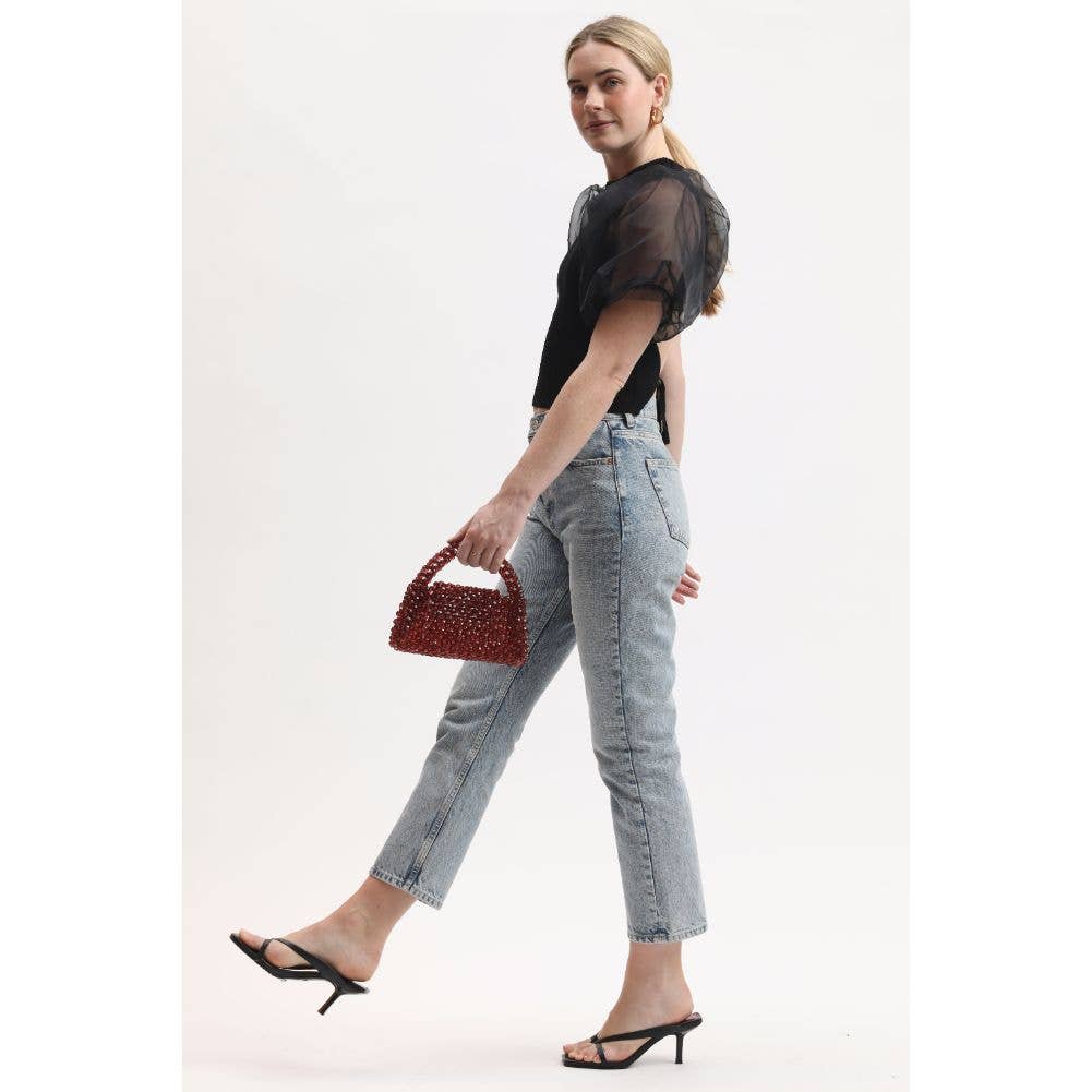 Moda Luxe – wholesale Kuvertväska - Dam – Dolly aftonväska med pärldetaljer i plast13