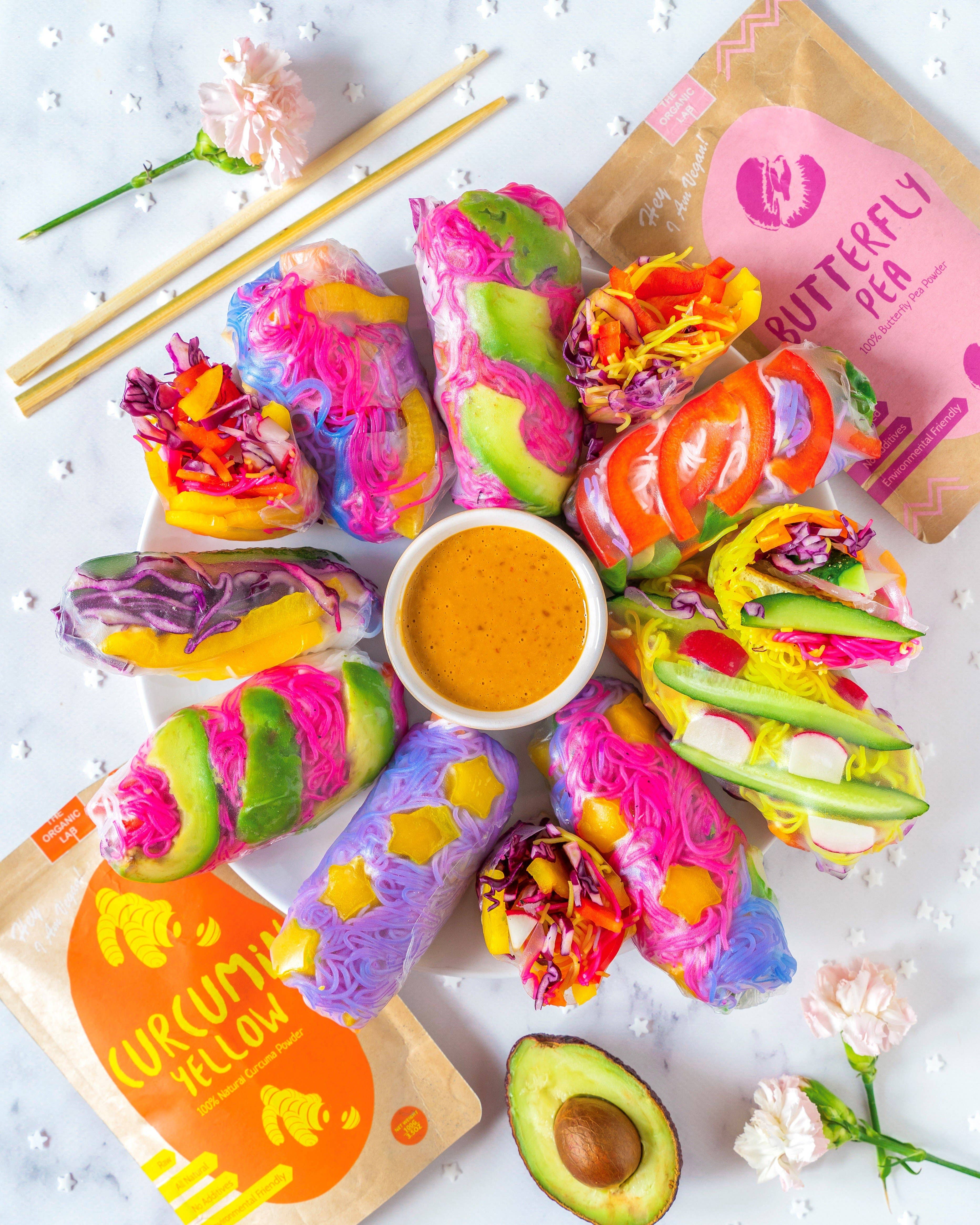 THE ORGANIC LAB - Wholesale Protein/Superfood Powder - Butterfly Pea - 70g  (1 CASE 10 PIECES )4