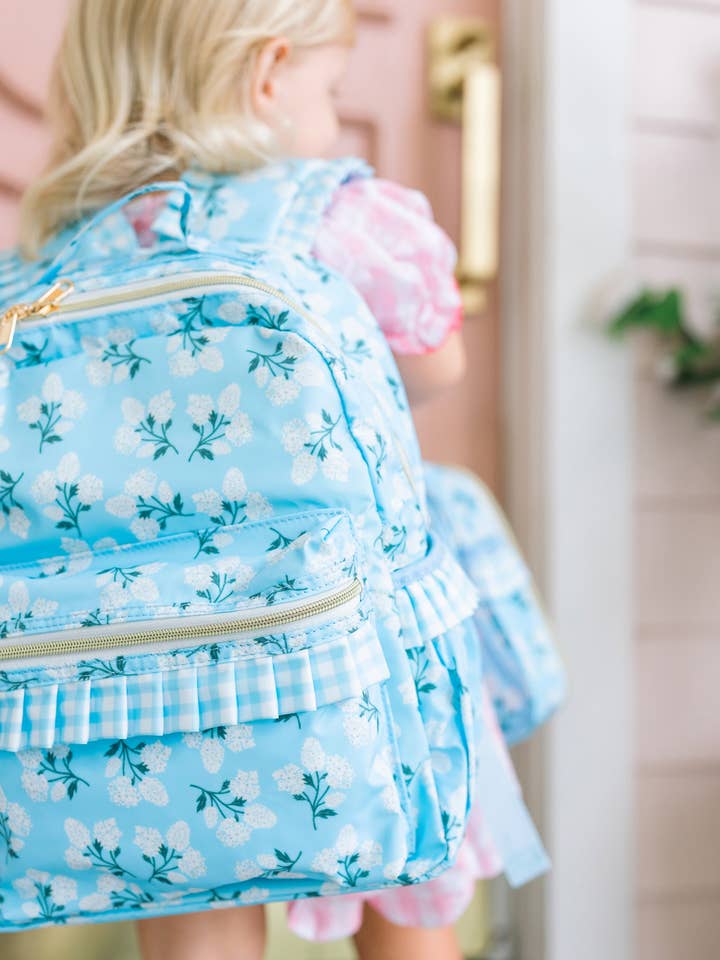 Hydrangea Backpack for wholesale by Poppy Kids Co