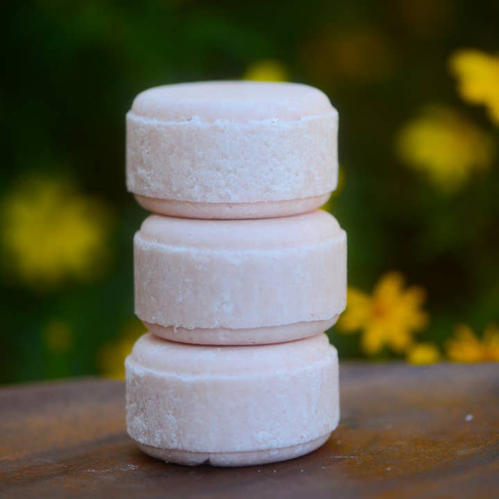 Simpl Bars - Wholesale Shampoo Puck/Solid Shampoo - Unpackaged Pink Clay Shampoo Bar Zero Waste (Normal Hair)2