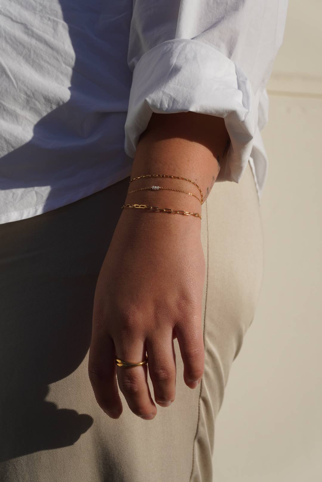 May Martin - Wholesale Link & Chain Bracelet - Solid Link Chain Bracelet1