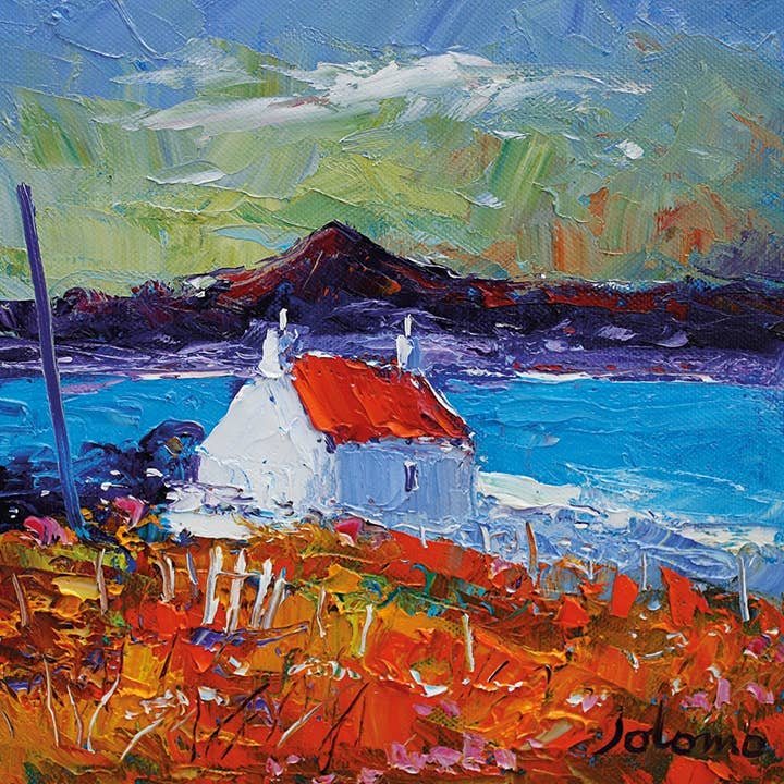 Cartolina Jolomo Autumnlight Iona per la vendita all'ingrosso da parte di Island Blue Publishing