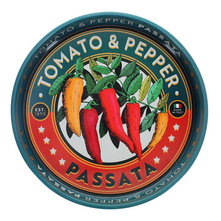 Round metal serving tray - Passata for wholesale by Rex B2B - UK