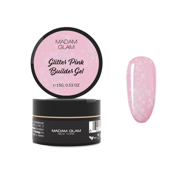 Madam Glam - Wholesale Nail Polish - Glitter Pink