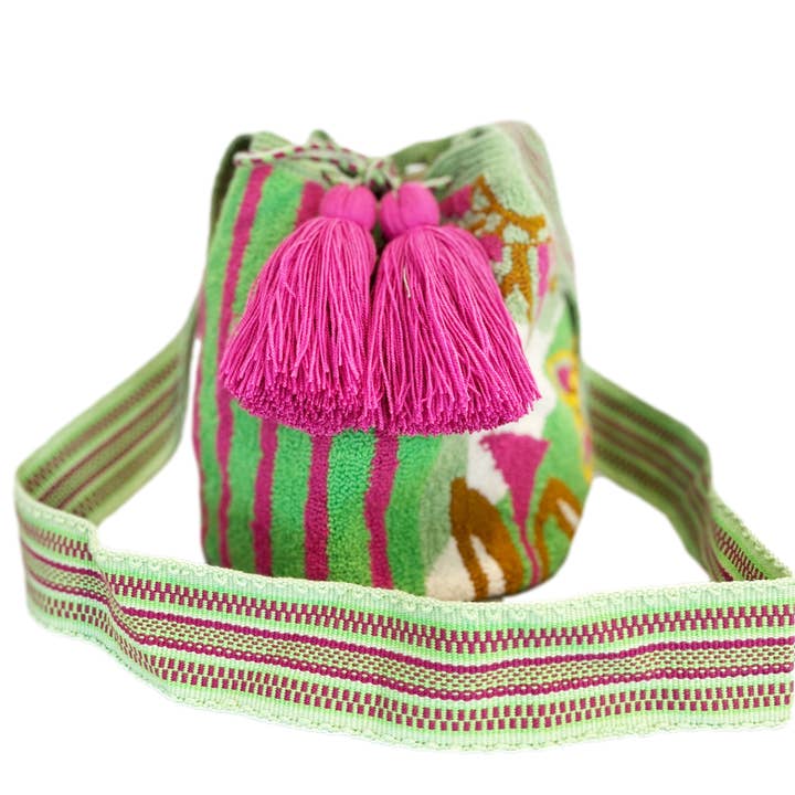 Sac Brisla Wayuu - Watermelon Suger pour la vente par Brisla