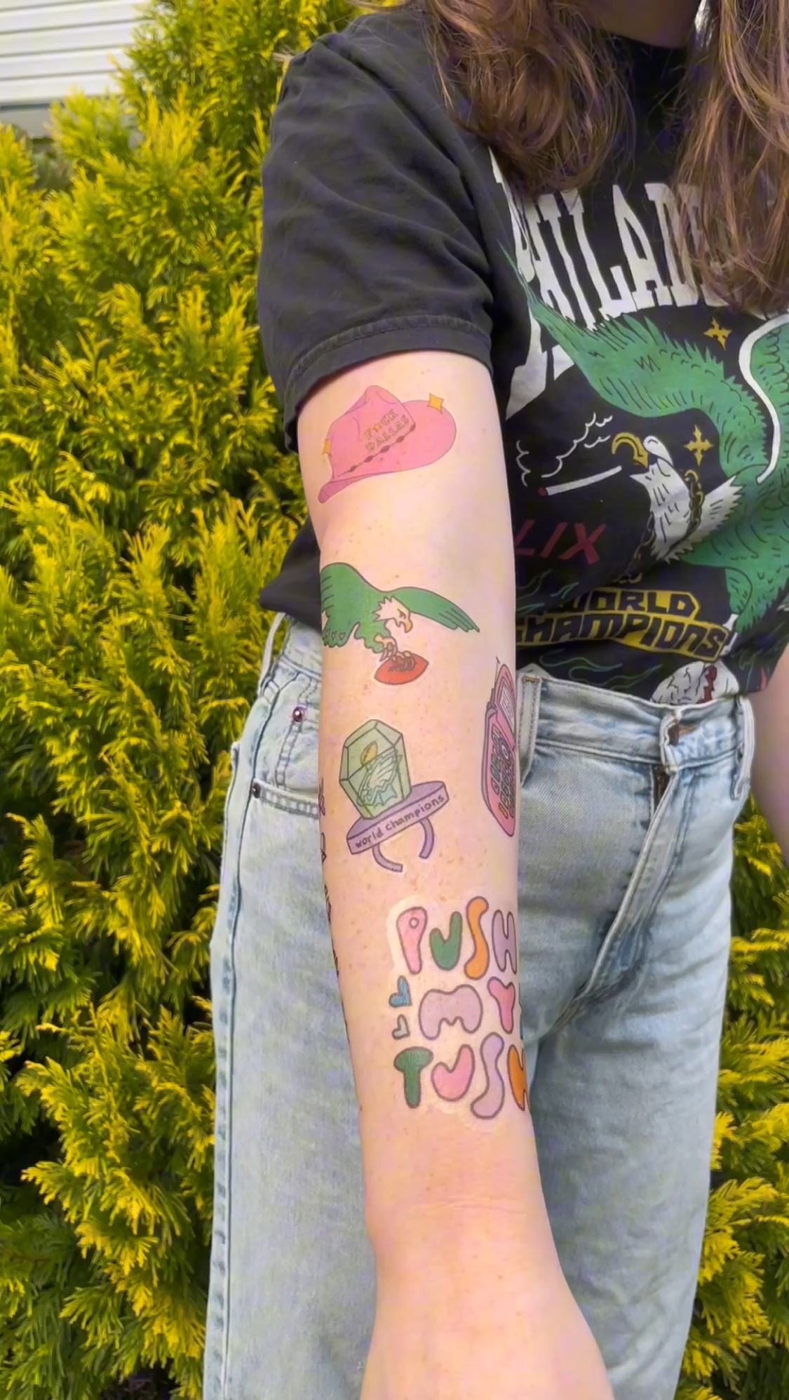 Lucky Lasso - Wholesale Temporary Tattoo - Eagles temporary tattoos2