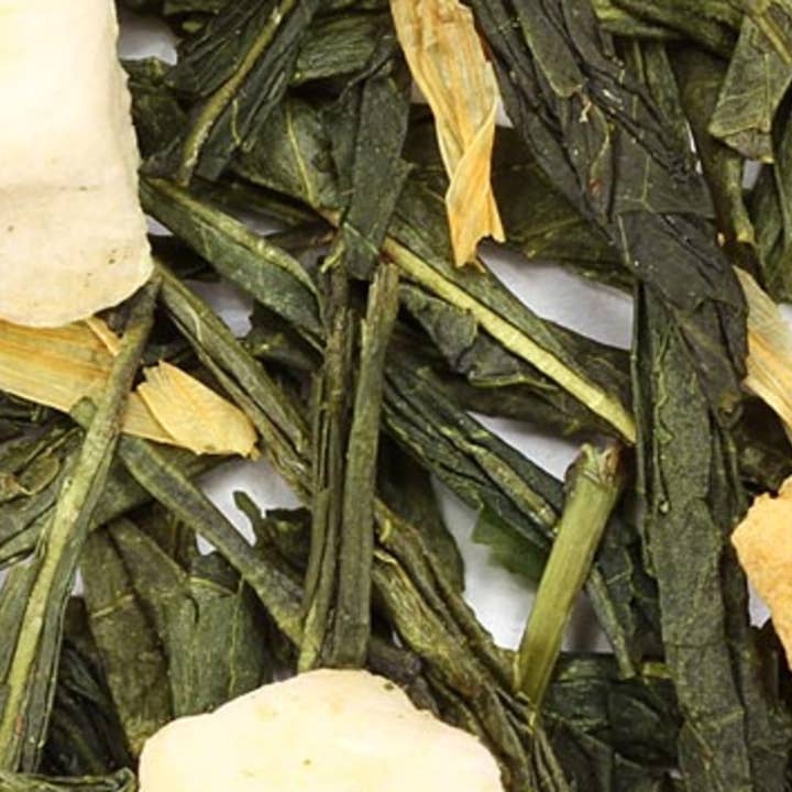 Mango Green Iced Tea Bags, 6 or 12 Pouches for wholesale by The Grateful Tea Co