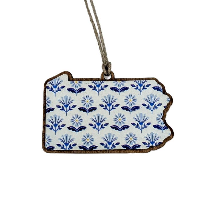 The Little Ornament Shop - Wholesale Ornament - Pennsylvania Mountain Sunrise Ornament3