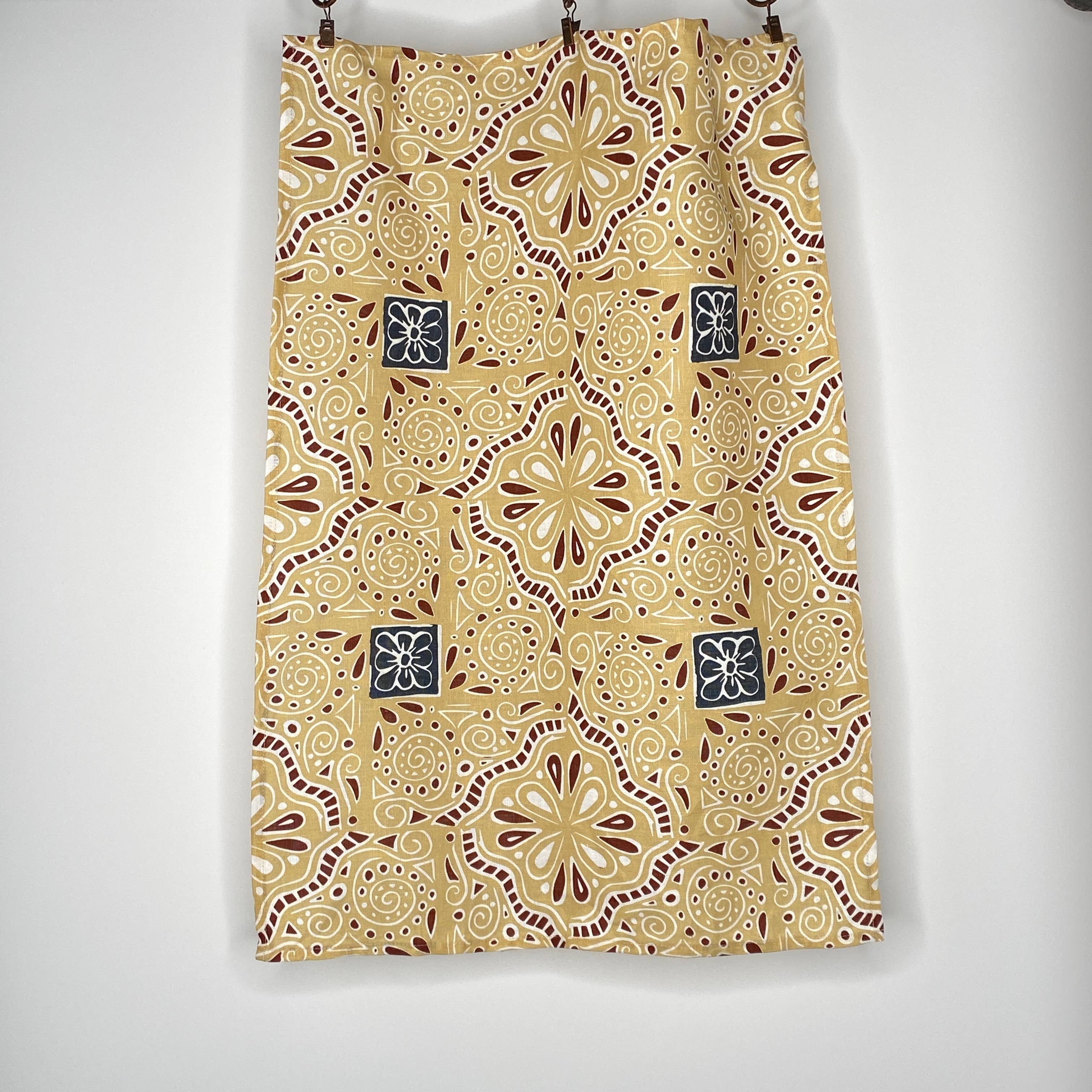 Cher the Fire - Wholesale Tea Towel - Tea Towel - Southwest Hacienda Verano linen towel and napkin1