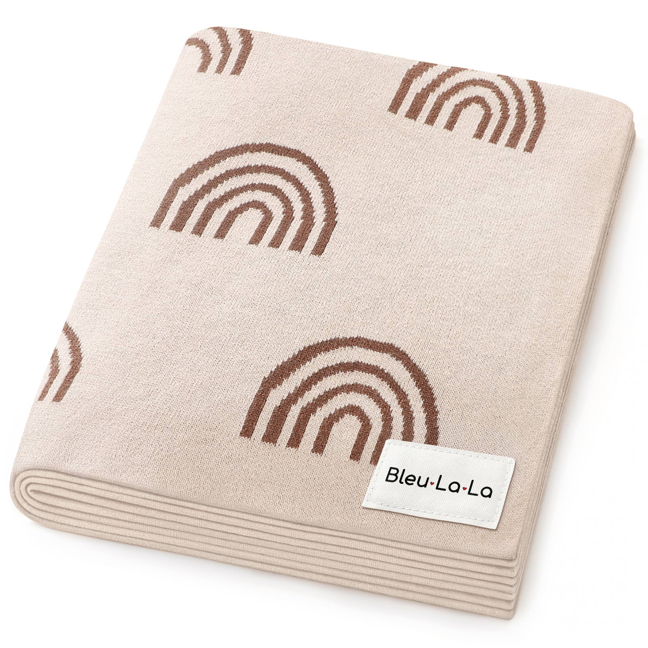 Bleu La La - Venta al por mayor Mantita - Bebés - Manta para bebé 100% algodón de lujo con diseño de arcoíris12