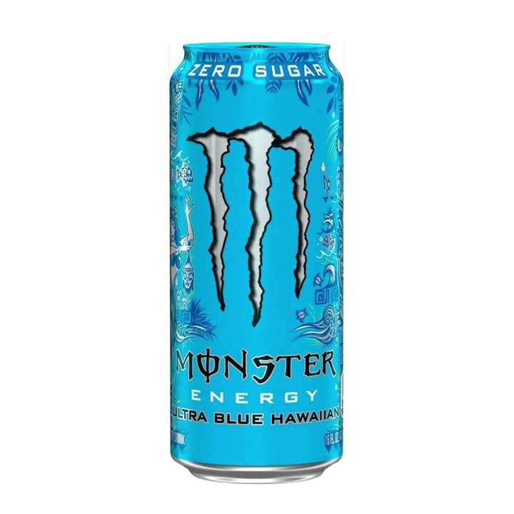 Monster Energy Ultra Blue Hawaiian 24x458ML for wholesale by CargoPirate