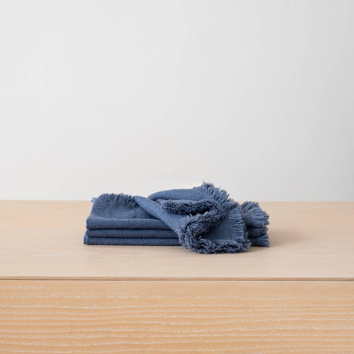 LinenMe - Wholesale Dinner & Cloth Napkin - Hand-Made Linen Napkin Terra Fringe Various 30 Colors11