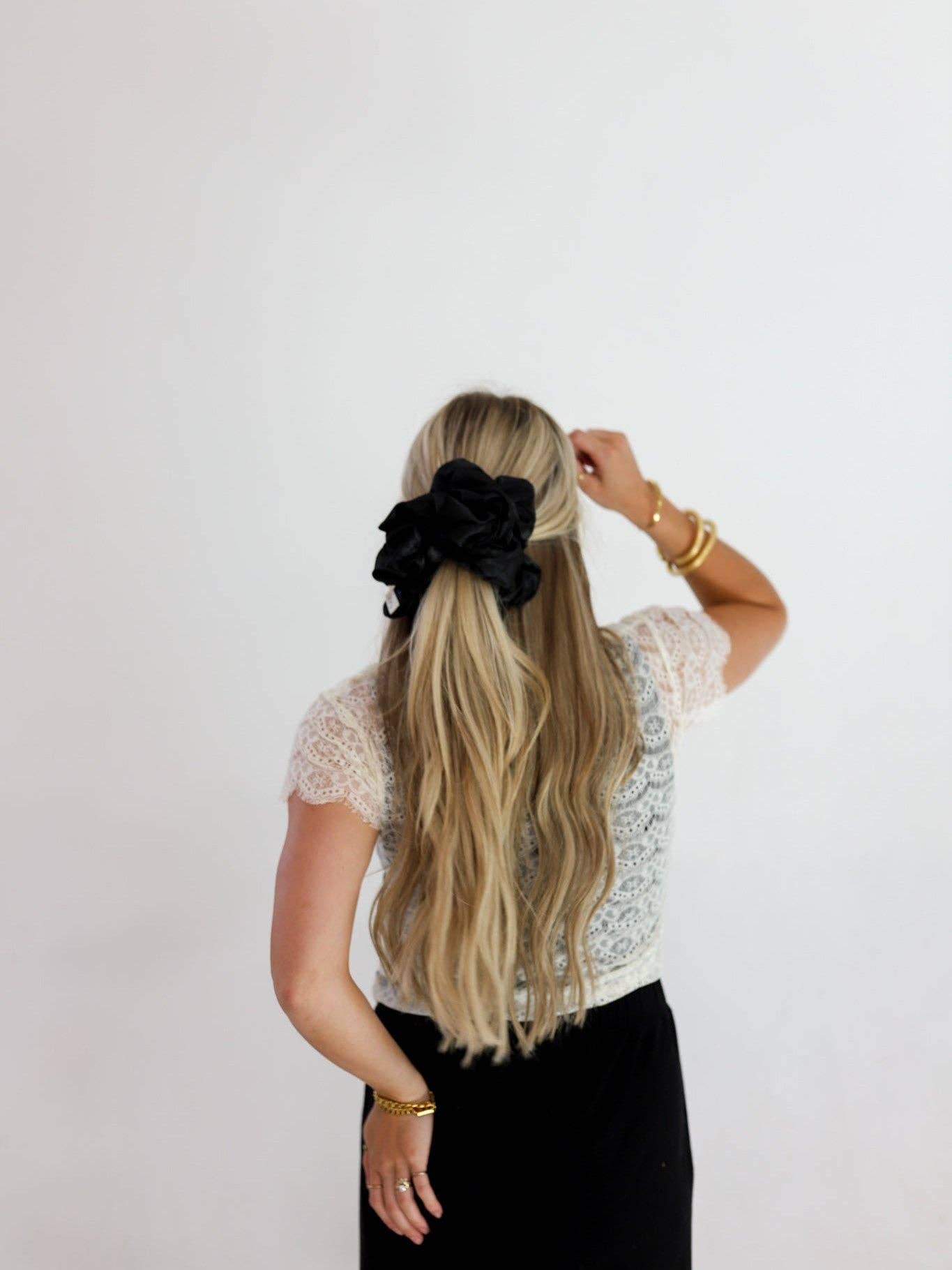 KAXI - Wholesale Scrunchie - Dames - JUMBO SLAAP ZIJDE/SATIJN SCRUNCHIES26