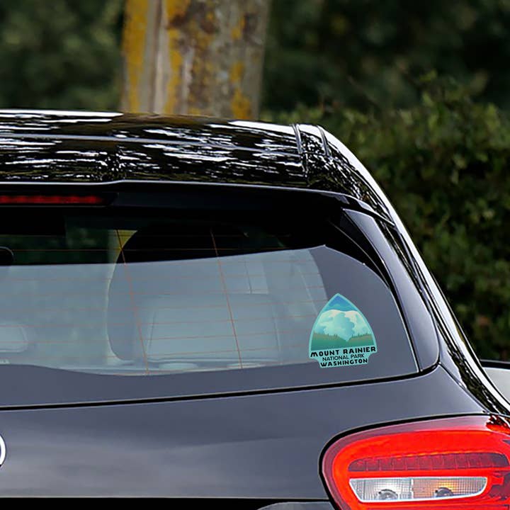 National Park Obsessed LLC - Wholesale Sticker - Mount Rainier National Park Arrowhead Sticker5