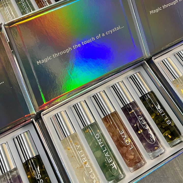 NOVITÀ! Set regalo di oli essenziali roll-on - confezione da 5 per la vendita all'ingrosso da parte di Summer Salt Body